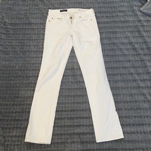 J Crew White Denim